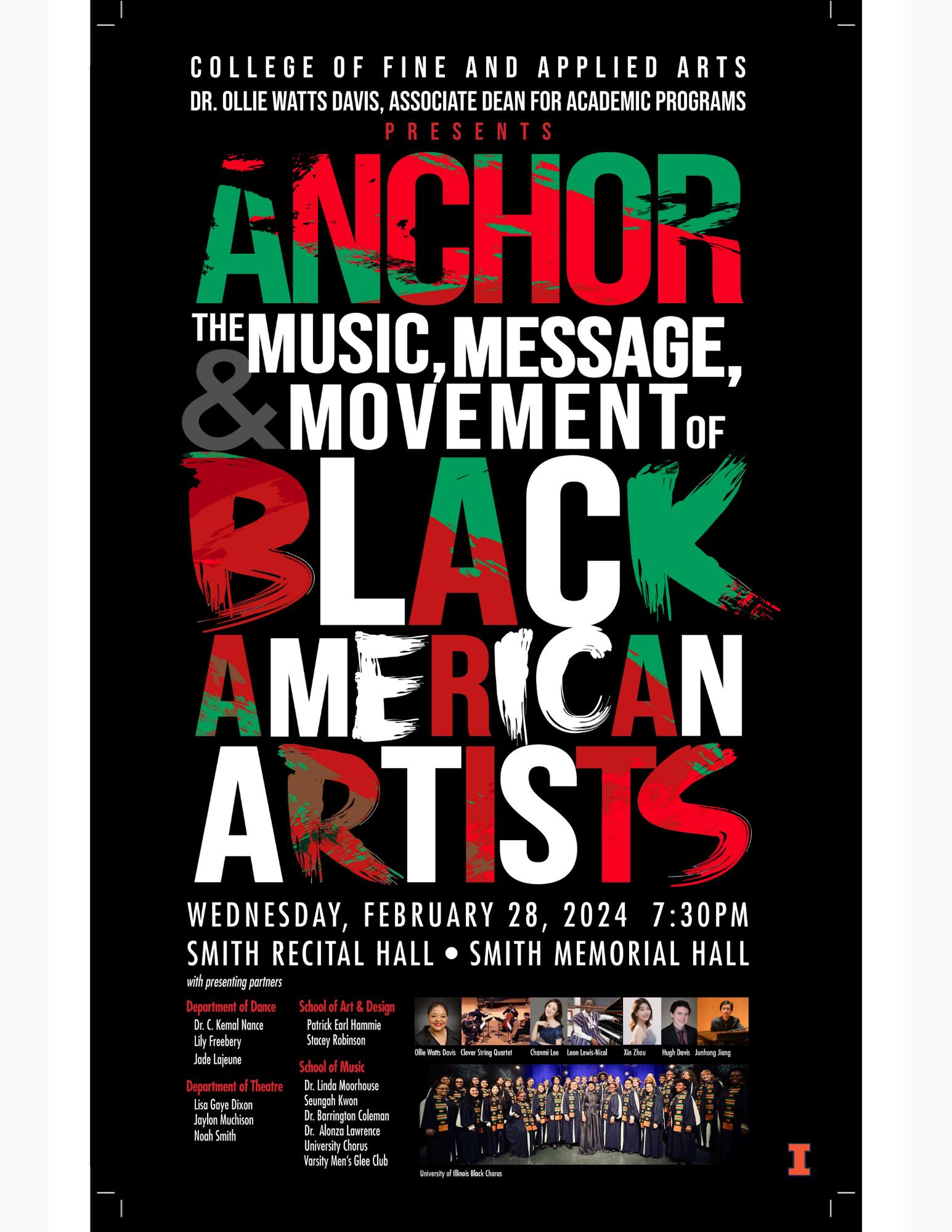 ANCHOR: The Music, the Message, and the Movement of Black American Artists  – African American Heritage Trail